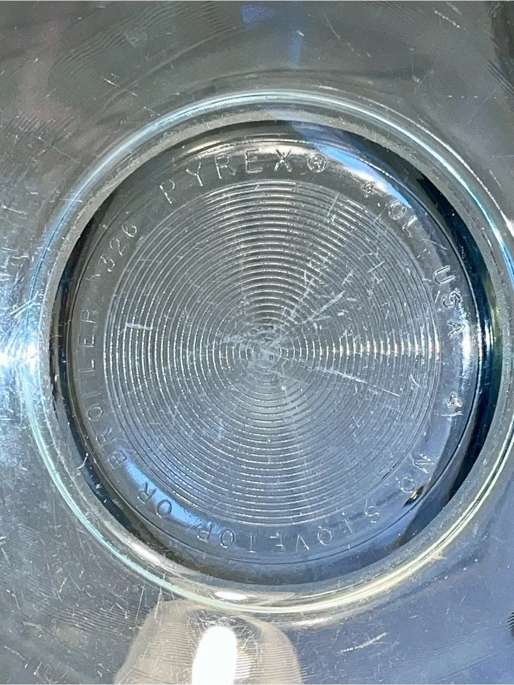Pyrex dimensions approximately